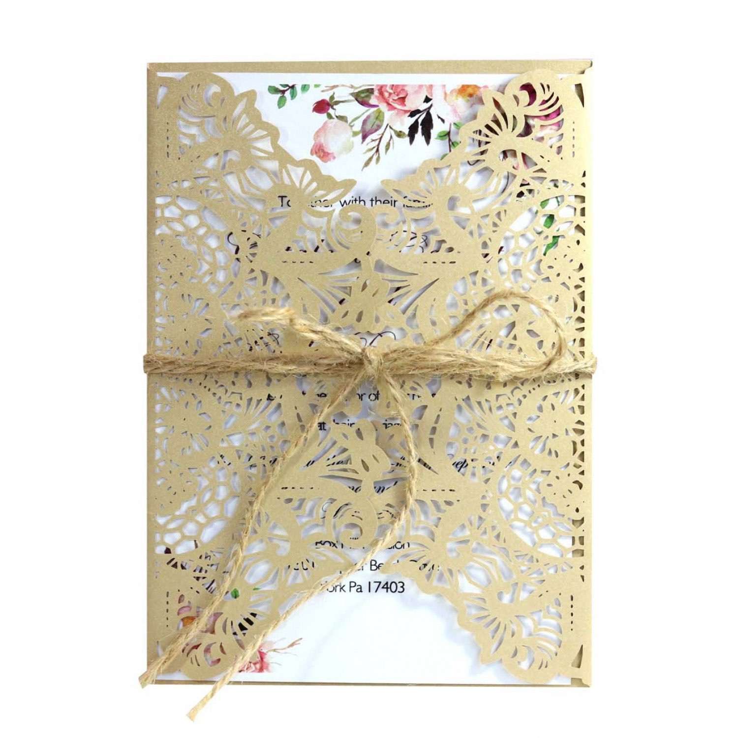 Vellum Paper Invitation Card Wedding Decoration Holiday Greeting Card